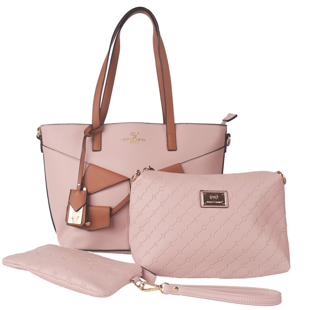 Cartera 3 en 1 Cielo Rosa