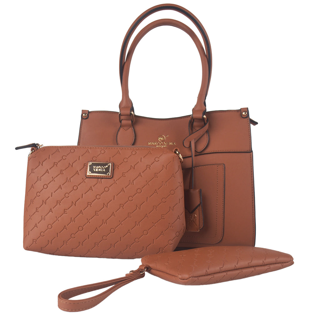 Cartera 3 en 1 Bianca Marrón